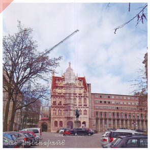 Ansichtskarten "b-Pellerhaus" Nürnberg - Damals-Jetzt - 1944/1957/1605